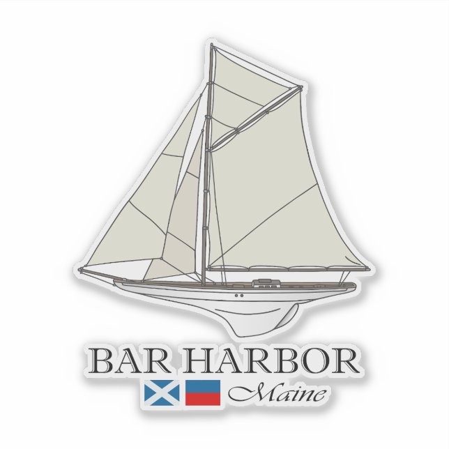 Bar Harbor (SB) Aufkleber (Vorderseite)