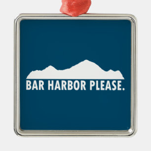 Bar Harbour bitte Ornament Aus Metall