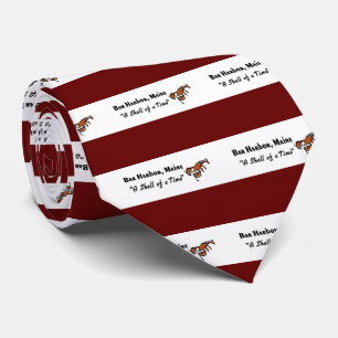 Bar Harbour, Maine Lobster Neck Tie Krawatte