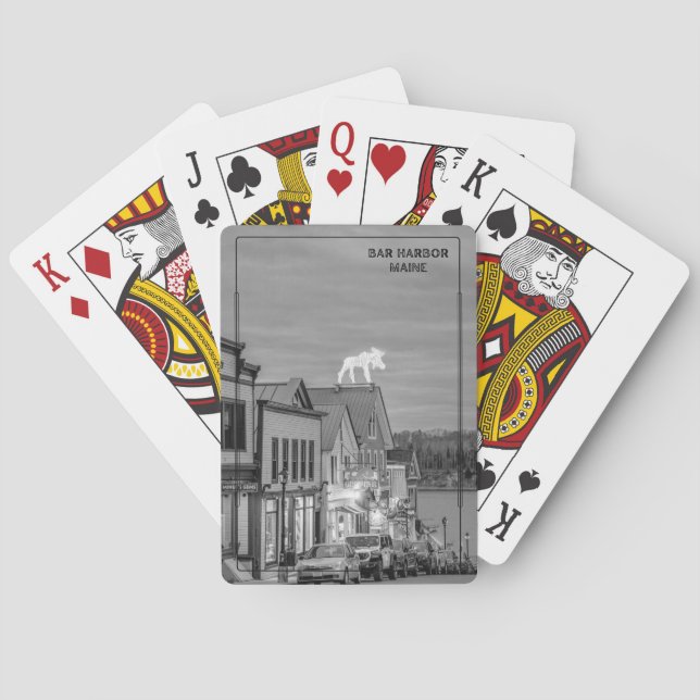Bar Harbour, Maine Playing Cards Spielkarten (Rückseite)