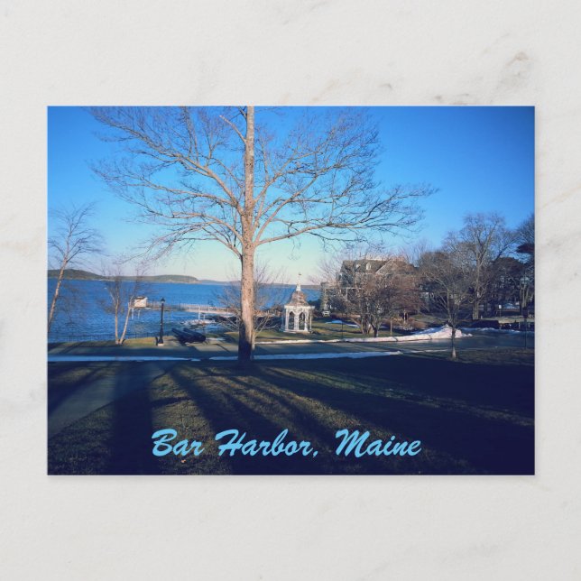Bar Harbour, Maine Post Card Postkarte (Vorderseite)