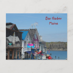 Bar Harbour, Maine Postkarte