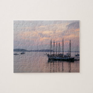 Bar Harbour Ships at Sunrise II Puzzle