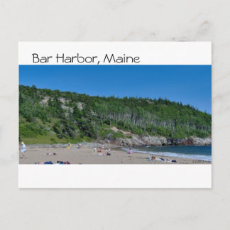 Bar Harbour - Strand - 8 Postkarte