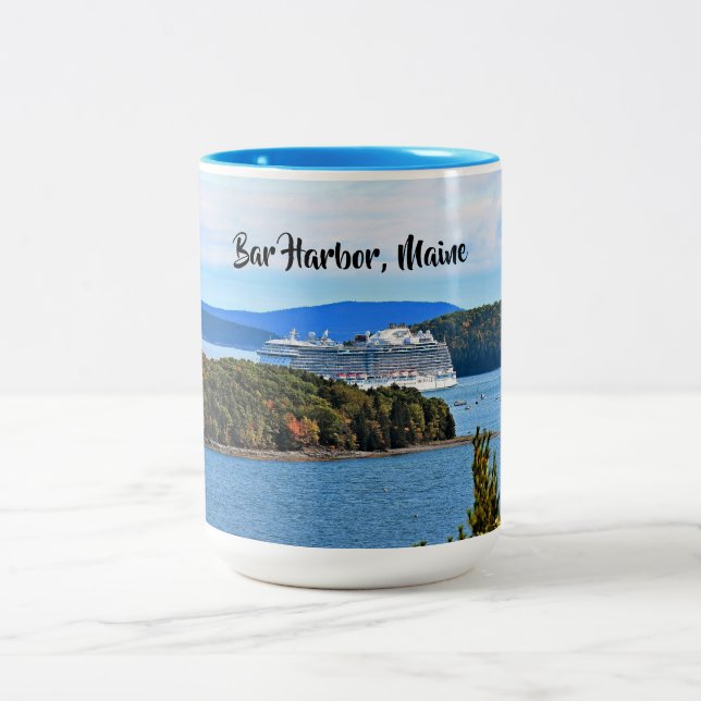 Bar Harbour-Tasse Zweifarbige Tasse (Mittel)