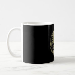 Bär Hirsch Adler Mond Wald Silhouette Kaffeetasse