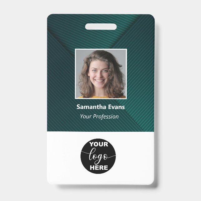 Bar-ID für das benutzerdefinierte Foto-Logo Ausweis (Vorderseite)