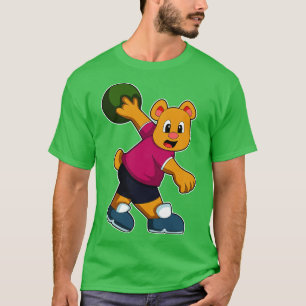 Bär im Bowling mit Bowlingball 2 T-Shirt