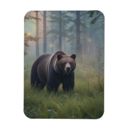 Bär im Magischen Wald Magnet