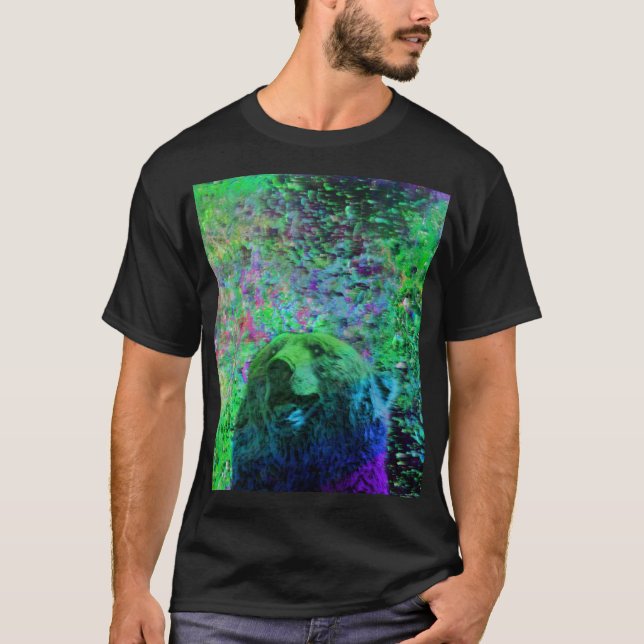 Bär im Raum T-Shirt (Vorderseite)