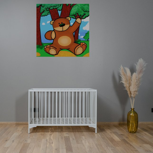 Bär in der Wiese - Bear in grassland Poster (Von Creator hochgeladen)