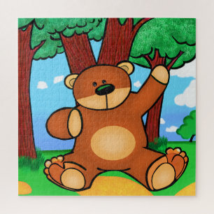 Bär in der Wiese - Bear in grassland Puzzle