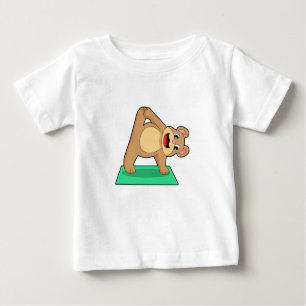 Bär in der Yoga-Fitness Baby T-shirt