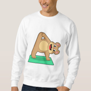 Bär in der Yoga-Fitness Sweatshirt