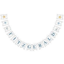 Bär in einem Ballon Party Bunting Banner