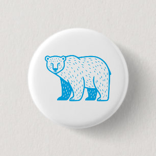 Bär in jeder Farbe Button