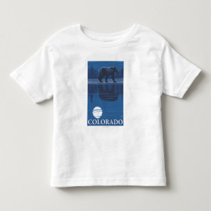 Bär in MoonlightColorado Kleinkind T-shirt