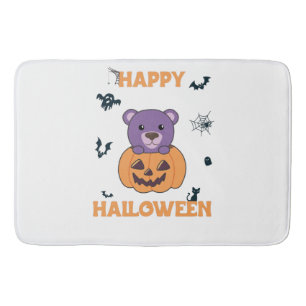 Bär in Pumpkin Sweet Bears Happy Halloween Badematte