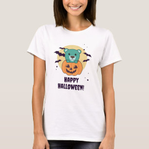 Bär in Pumpkin Sweet Bears Happy Halloween T-Shirt