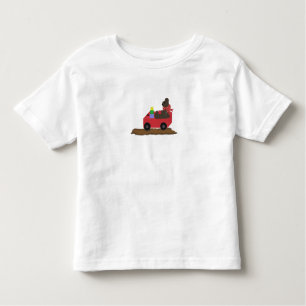 Bär in Red Wagon Kleinkind T-shirt