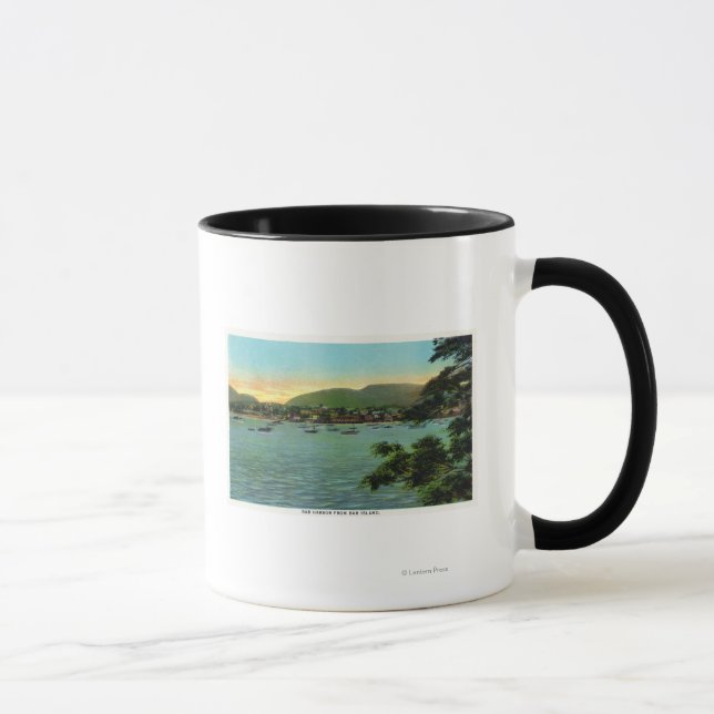 Bar Island Aussicht auf den Bar Hafen Tasse (Rechts)