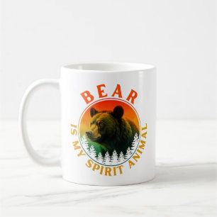 Bär ist mein Krafttier Kaffeetasse