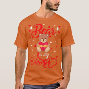 Bär ist mein Valentiner Funny Heart Bear Valentine T-Shirt