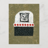 Bär ist müde Postkarte