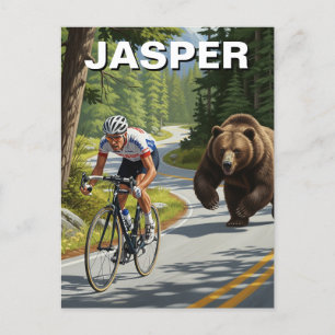 Bär jasper Canada Postkarte