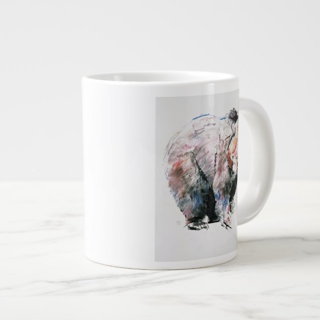 Bär Jumbo-Tasse (Vorderseite Rechts)