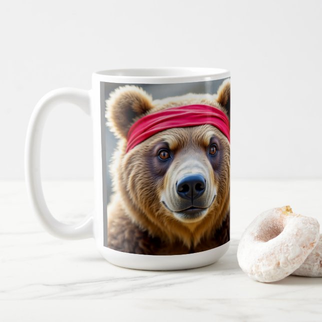 Bär Kaffeetasse (Mit Donut)