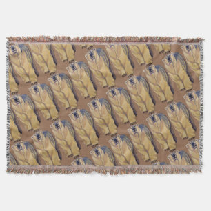 Bär Kunstdecke Polarbär Kunst Wurfdecke Decke