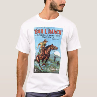 "Bar L Ranch" 1930 Vintager Filmplakat T - Shirt