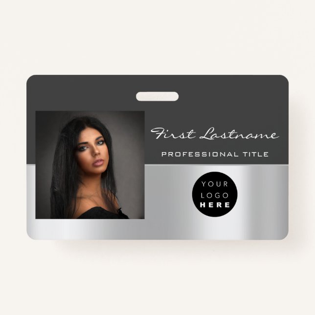 Bar-Logo-Name-Scanner für benutzerdefinierte Mitar Ausweis (Vorderseite)