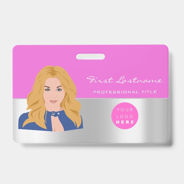 Bar-Logo-Name-Scanner für benutzerdefinierte Mitar Ausweis (Vorderseite)