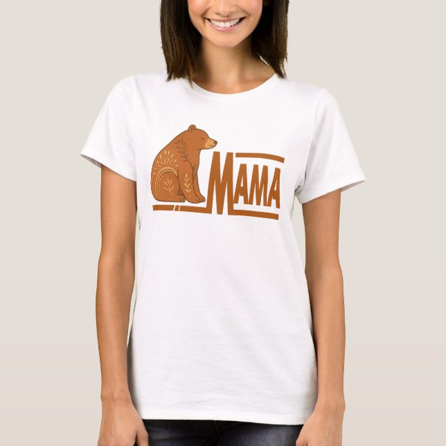 Bär Mama T-Shirt (Vorderseite)