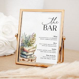 Bar Menu Storybook Showunterschrift Poster