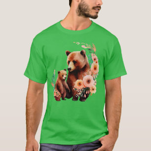 Bär mit Baby T-Shirt