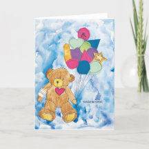 Bär mit Ballons - Kinderkunst für CHOC