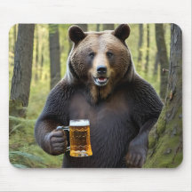 Bär mit Bier-Tasse