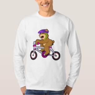 Bär mit Fahrrad und Helm T-Shirt