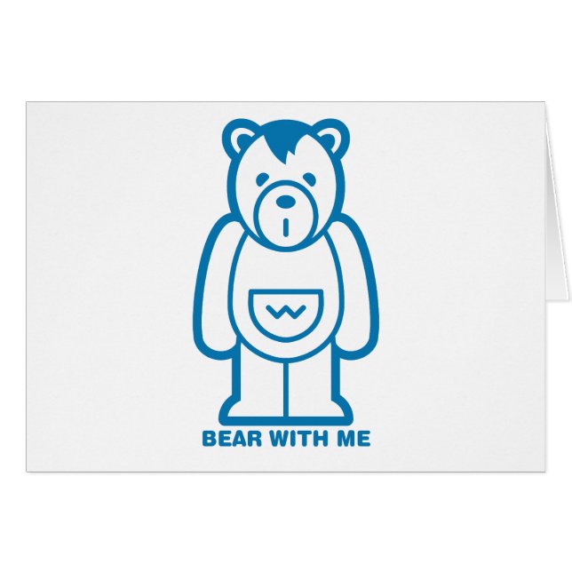 Bär mit mir (blau) (Vorderseite (Horizontal))