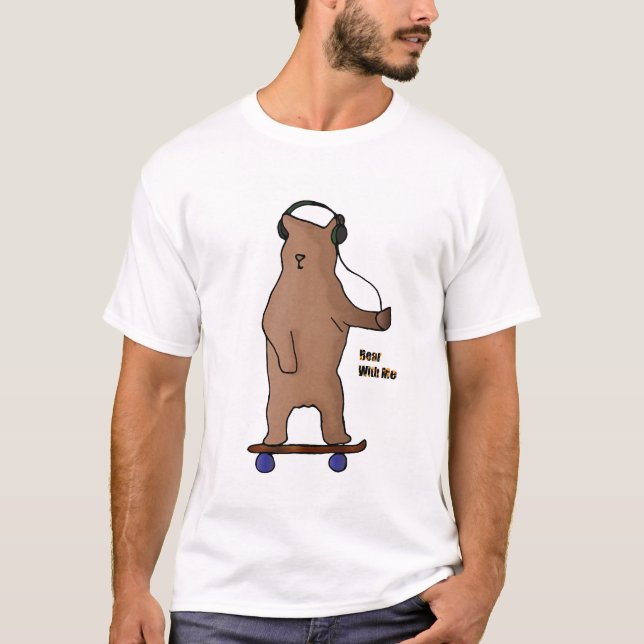 Bär mit mir - Brett-Tiere T-Shirt (Vorderseite)