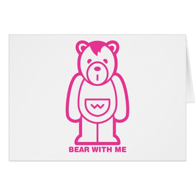 Bär mit mir (rosa) (Vorderseite (Horizontal))