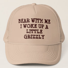 Bär mit mir wachte ich Graubären auf Truckerkappe