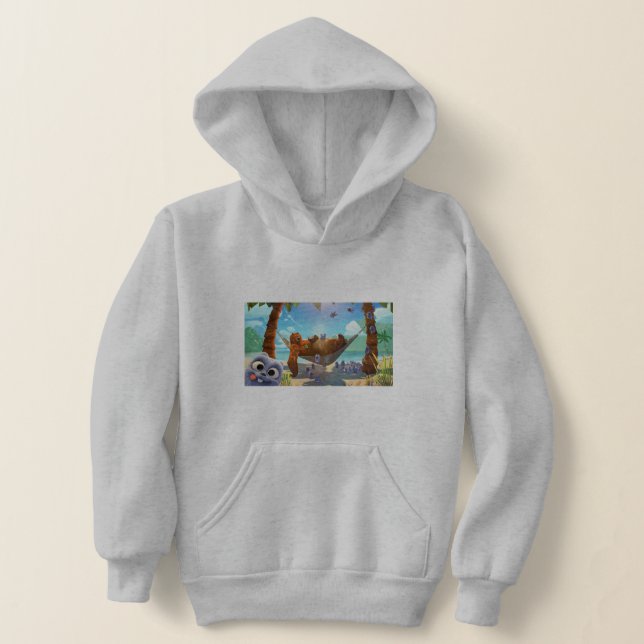 Bär mit Niedlichem Lemmen Hoodie (Ablage )