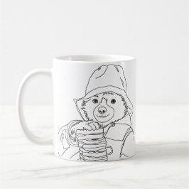 Bär mit Sandwiches Kaffeetasse