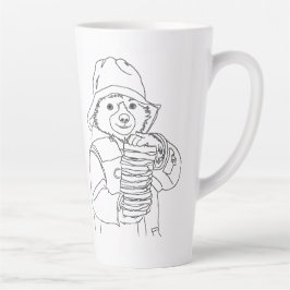 Bär mit Sandwiches Milchtasse