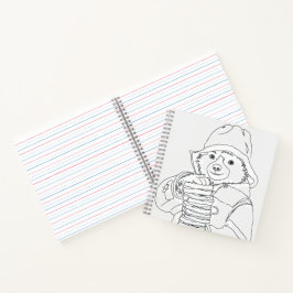 Bär mit Sandwiches Notizbuch