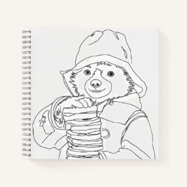 Bär mit Sandwiches Notizbuch